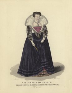 Margarida da França, filha do rei Henrique II da França e primeira esposa do rei Henrique IV da França