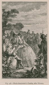 Marie-Antoinettes Charity, depois de Moreau de French School