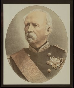 Marie-Edme-Patrice-Maurice de MacMahon (1808-93) Conde de MacMahon e Duque de Magenta (cor lito)