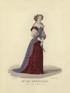 Marie Angelique de Scorailles, duquesa de Fontanges, amante do rei Luís XIV da França