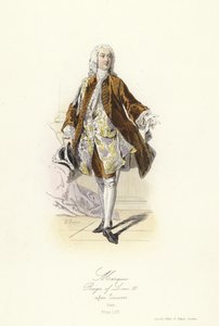Marquês, reinado de Luís XV da França de French School