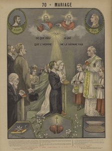Casamento (cor litho) de French School