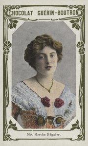 Marthe Regnier (foto colorida) de French School