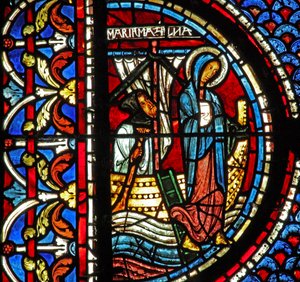 Janela de Maria Madalena: Maria pousa na Provença (w46) de French School
