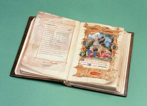 Mary Queen of Scots Livro de Oração (tinta em pergaminho) (Veja também 279121) de French School