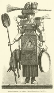 Mascaradas gregas, La Vivandiere (gravura) de French School