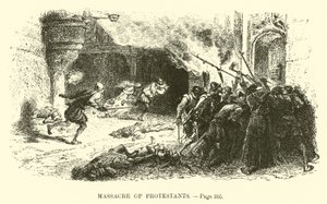 Massacre dos protestantes de French School