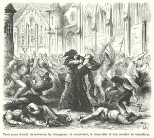 Massacre dos Armagnacs pelos borgonheses, Paris de French School