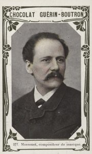 Massenet, compositor musical (foto colorida) de French School