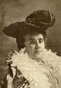 Matilde Serao (1856-1927) (litho) de French School