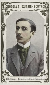 Maurice Barres, Academie-Francaise (foto colorida) de French School