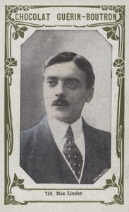 Max Linder (foto colorida) de French School