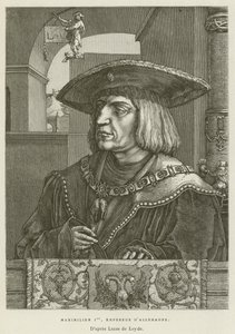 Maximiliano I, Imperador da Alemanha (gravura) de French School