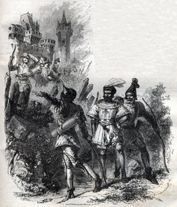 Mercenários e bandidos do Papa Clemente VI (Peter Roger de French School