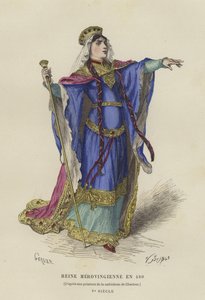 Rainha Merovíngia, 480 de French School