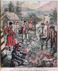 Métodos para Prevenir a Peste, de Le Petit Journal, 1898 de French School