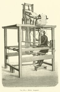 Metier Jacquard (gravura) de French School