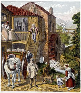 Meunier - em "Magazine des petits enfants: les Métiers", ed. Hachette, n.d., c.1900 de French School