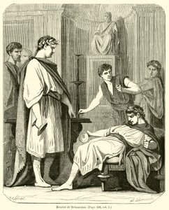 Assassinato de Britannicus (gravura) de French School