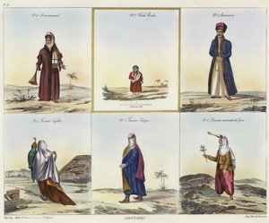 Trajes do Oriente Médio de French School