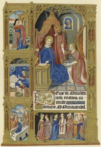 Miniatura do Annuniciation de French School