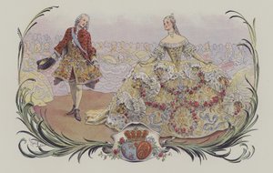 Minuet (cor litho) de French School