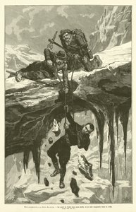 Mon Ascencion A La Dent Blanche (gravura) de French School