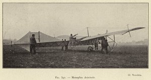 Monoplan Antoinette (gravação) de French School