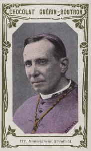 Monseigneur Audollent (foto colorida) de French School