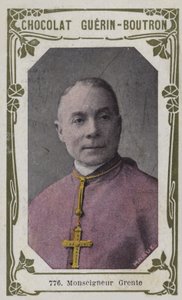 Monseigneur Grente (foto colorida) de French School