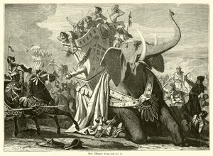 Morte de Eleazar (gravura) de French School