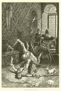 Morte de Don Pedre (gravura) de French School