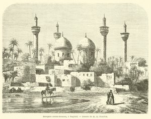 Mosquee Imam-Moussa, um Bagdad (gravação) de French School