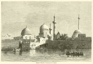Mosquee a Mossoul (gravura) de French School