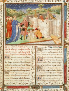 Ms 1015 fol.1 Ilustração do Governo dos Reis e Príncipes de French School