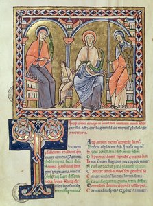 Ms 1041 f.1v Gramática, dialeto e retórica de Satyricon por Martianus Capella, c.1200 de French School