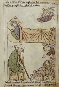 Ms 108 fol.168 A Natividade, de uma Bíblia de French School