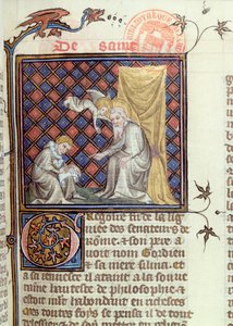 Ms 1729 St. Gregory de Legenda St. Aurea por deVoragine, c.1370 de French School