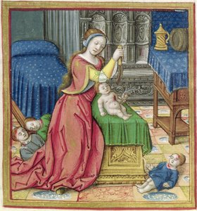 Ms 17 Athaliah (d.837 aC) da vida das celebridades femininas, c.1505 de French School