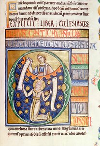 Ms 1 fol.235 O Livro de Eclesiastes, da Bíblia de Souvigny de French School