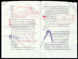 Ms 237 f.47-48 Intervalos musicais do Tratado de Boetiuss Musical de French School