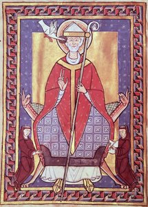 Ms 315 f.1v São Gregório, da Preview of His Works de French School