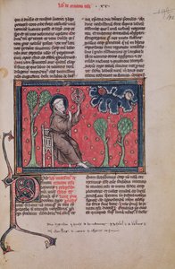 Ms 320 Fol.192 Os Céus, De Natura rerum por Thomas van Cantimpre (1201-72) de French School