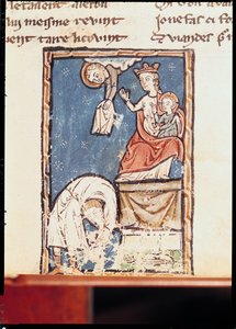 Ms 3516 f.127 O malabarista de Notre Dame de French School