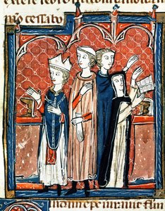 Sra. 372 fol.59v Uma freira que faz os votos e missa de um bispo, de 