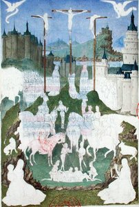 Ms 473 The Crucifixion ou Gólgota, miniatura inacabada de 