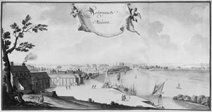 Ms 512 Armazéns de sal em Nantes, 1723 (lápis e papel) de French School