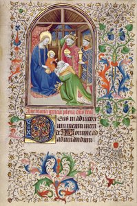 Ms 66 f.52r Adoração dos Magos, Amiens de French School