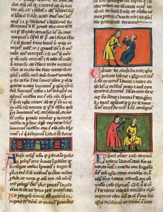 Ms H 89 Médicos e Pacientes, de uma edição do Livro de Cirurgia de Rogier de Salerne de French School