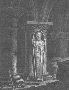 Múmia de Henri IV (1553-1610), rei da França, exumada pelos revolucionários, na basílica de Saint-Denis, de 14 a 25 de outubro de 1793 de French School